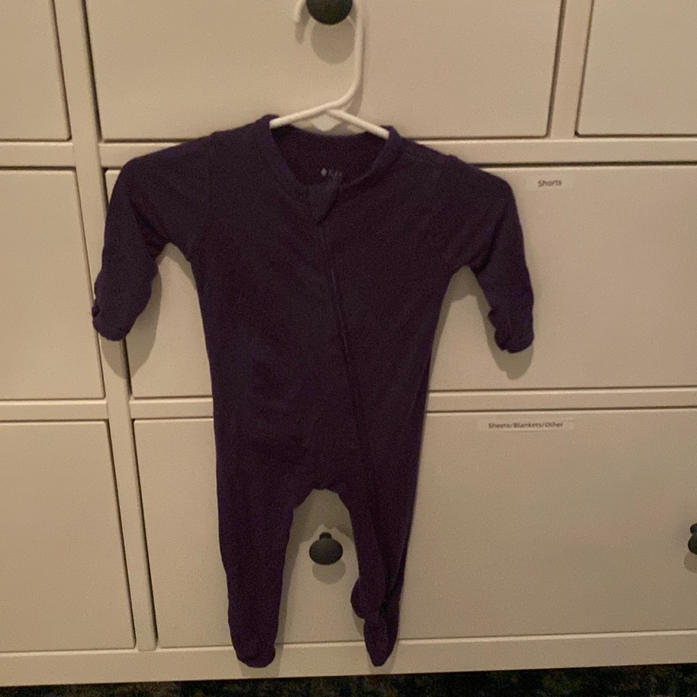 Kyte Baby Girl Purple Bamboo Sleeper 0-3 months